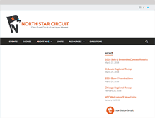Tablet Screenshot of northstarcircuit.org